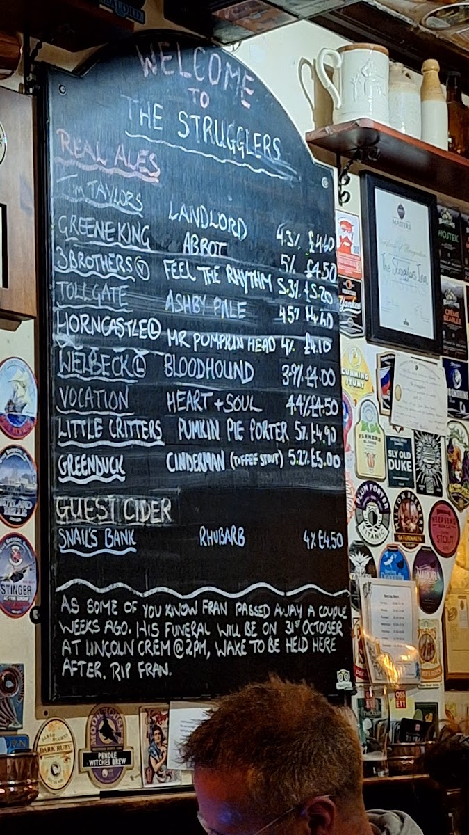 The Strugglers Inn Menu - Image 5